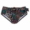 S.Oliver Bikinibroekje - Schwarz/Bedruckt