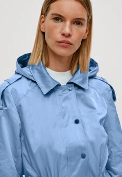 Comma D'Extérieur - Halflange Jas - Himmelblau -Only Mode Winkel cebca69ff6a943ea99281430b134ef6a