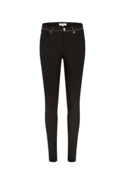MORGAN Slim With Studs - Broek - Black -Only Mode Winkel cf253da669bd4ea1974e294ff16026e3