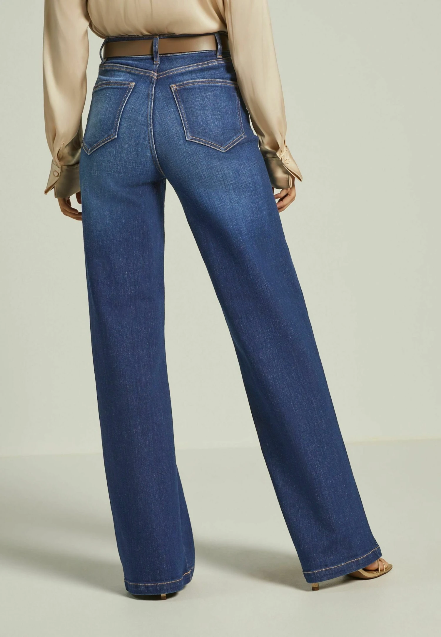 Next Hourglass Wide Leg - Flared Jeans - Dark Blue 3 Next Hourglass Wide Leg - Flared Jeans - Dark Blue - Afbeelding 3