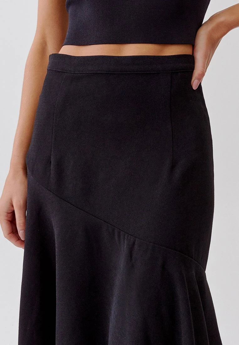 Tussah Lorie - Maxirok - Black 5 Tussah Lorie - Maxirok - Black - Afbeelding 5