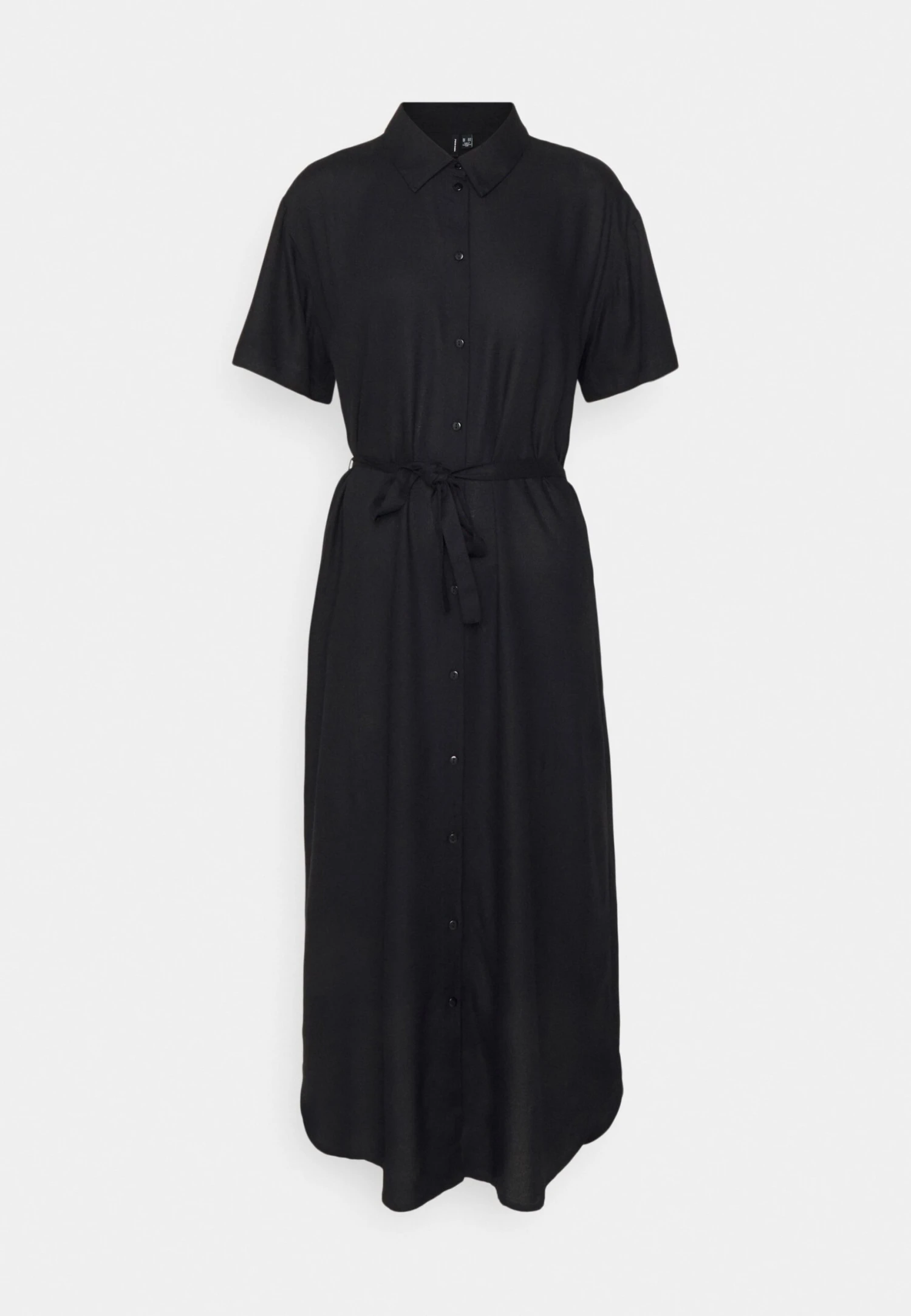 Vero Moda Tall Vmbumpy Calf Shirt Dress - Blousejurk - Black 5 Vero Moda Tall Vmbumpy Calf Shirt Dress - Blousejurk - Black - Afbeelding 5