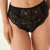Next High Waist High Leg Knickers - Slip - Black