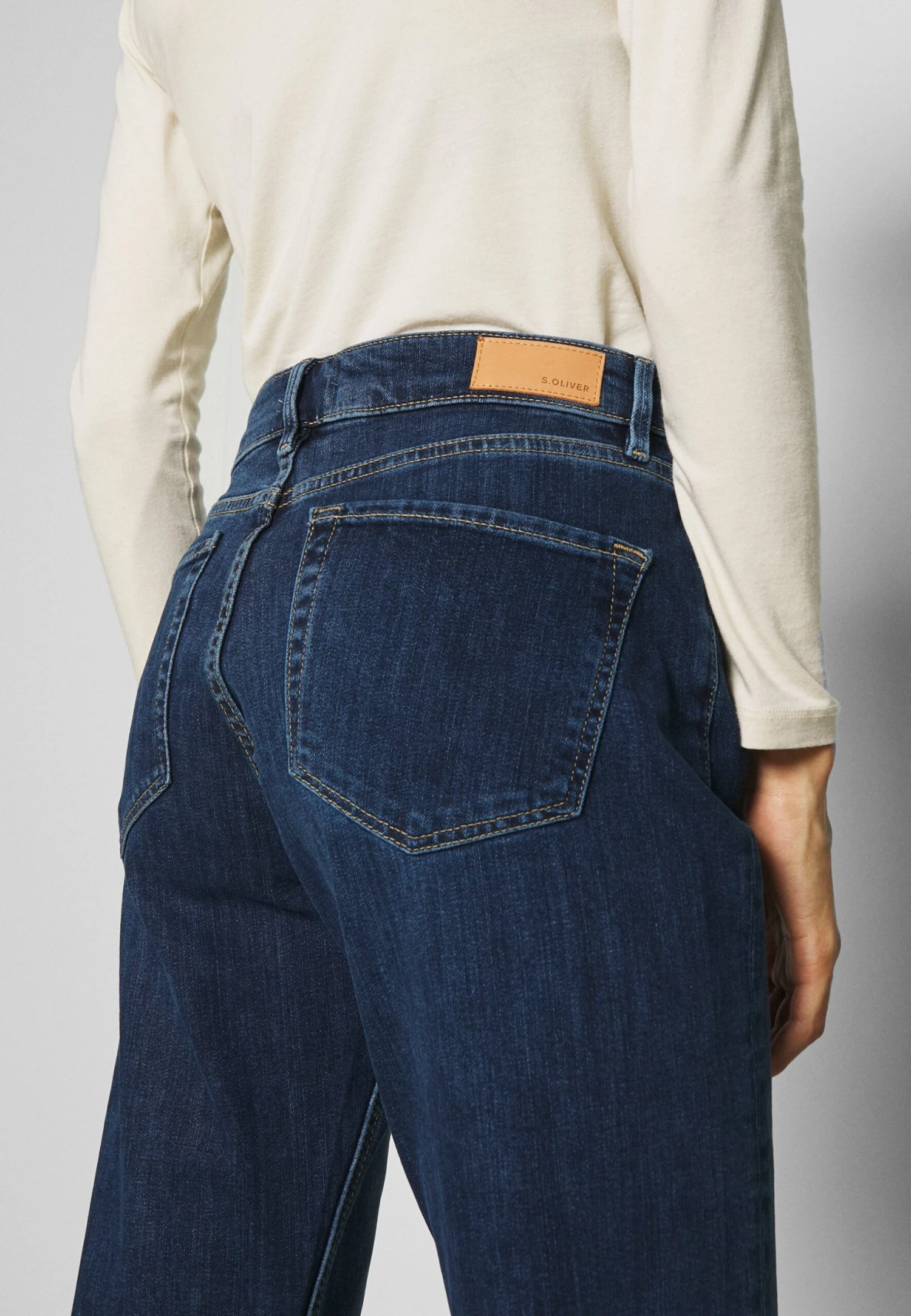 S.Oliver Lang - Straight Leg Jeans - Blue Stret 6 S.Oliver Lang - Straight Leg Jeans - Blue Stret - Afbeelding 6