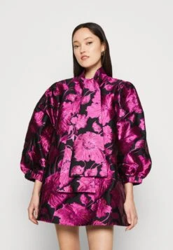 SISTER JANE Estate Floral Jacquard Dress - Cocktailjurk - Black