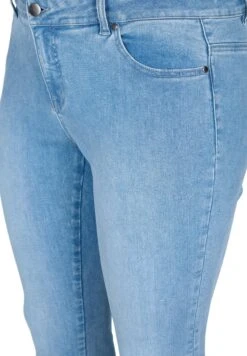Zizzi Extra Sanna Mit Stickerei - Slim Fit Jeans - Light Blue 12 Zizzi Extra Sanna Mit Stickerei - Slim Fit Jeans - Light Blue -Only Mode Winkel d2a4e91e7ece44caac077deac4b4ac2b