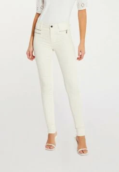 MORGAN Stretch Effect - Jeans Skinny Fit - White Denim