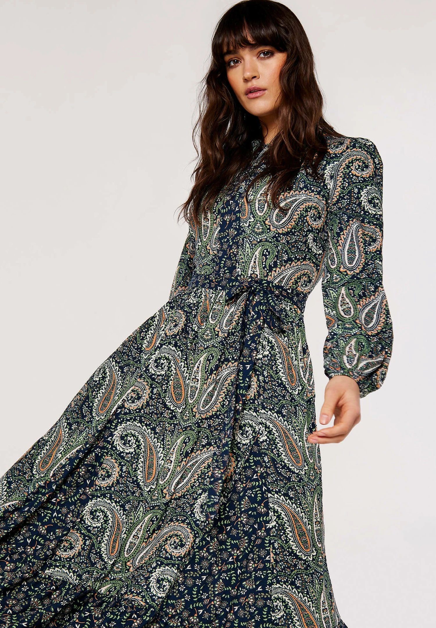 Apricot Mix And Match - Jurk - Green 4 Apricot Mix And Match - Jurk - Green - Afbeelding 4