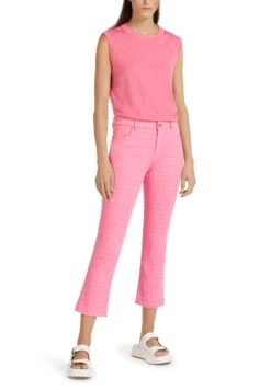 MARC CAIN ColouredRethink Together - Slim Fit Jeans - Bright Pink