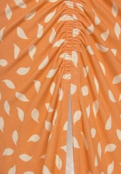 Kokerrok - Orange Creme Bedruckt 11 Kokerrok - Orange Creme Bedruckt -Only Mode Winkel d48d389130f14915909330334ba5a41e