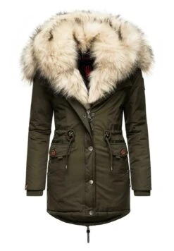 Navahoo Sweety - Winterjas - Olive -Only Mode Winkel d4f9bc949541467088255e726d95a986