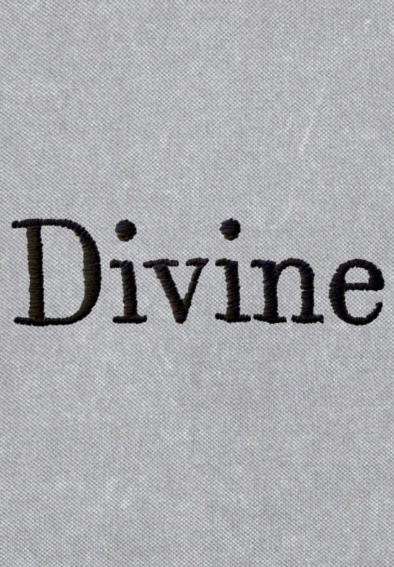 Divine Embroidery Unisex Vintage Polo - Poloshirt - Grey 3 Divine Embroidery Unisex Vintage Polo - Poloshirt - Grey - Afbeelding 3