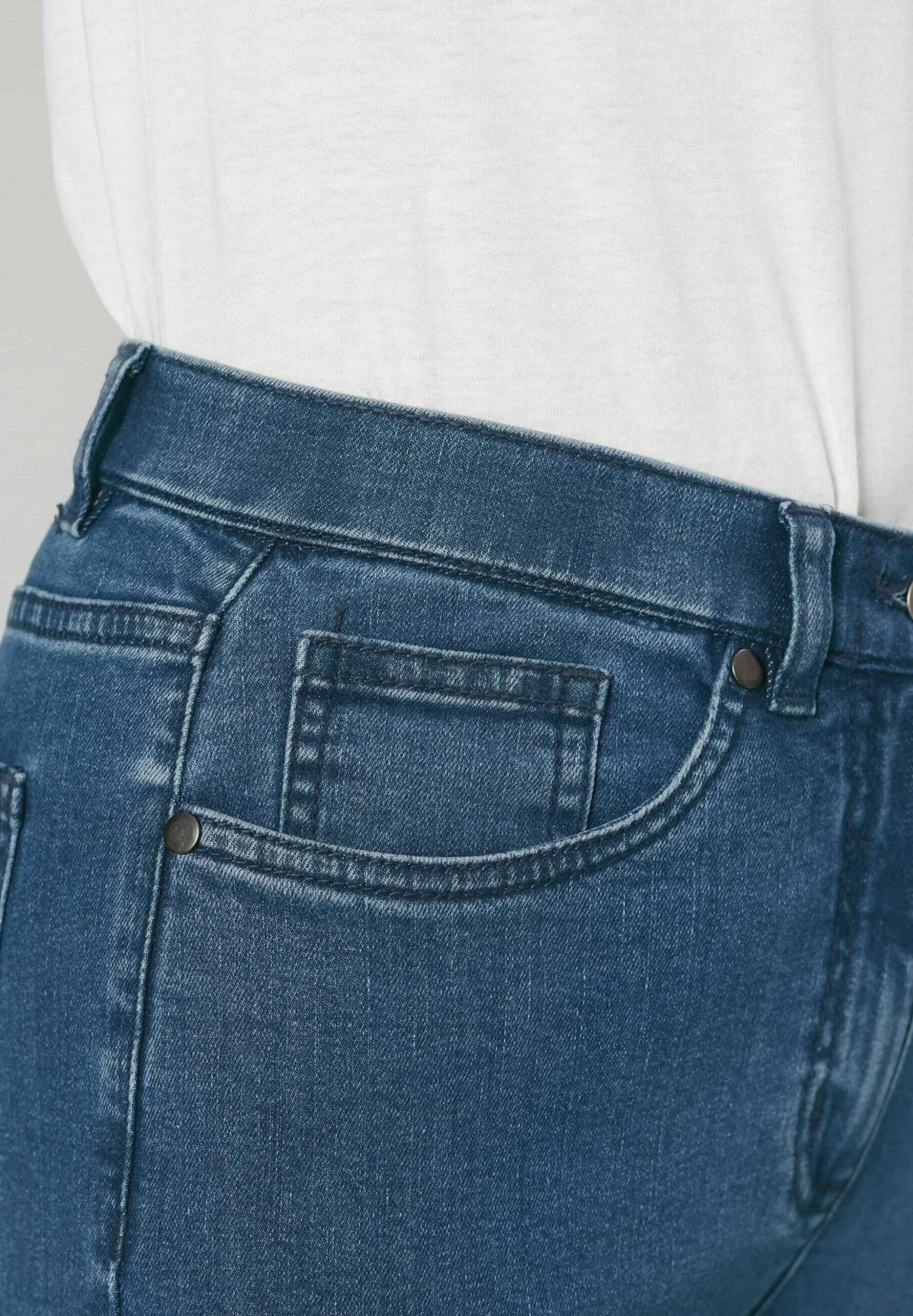 Slim Fit Jeans - Blue Denim 9 Slim Fit Jeans - Blue Denim - Afbeelding 9