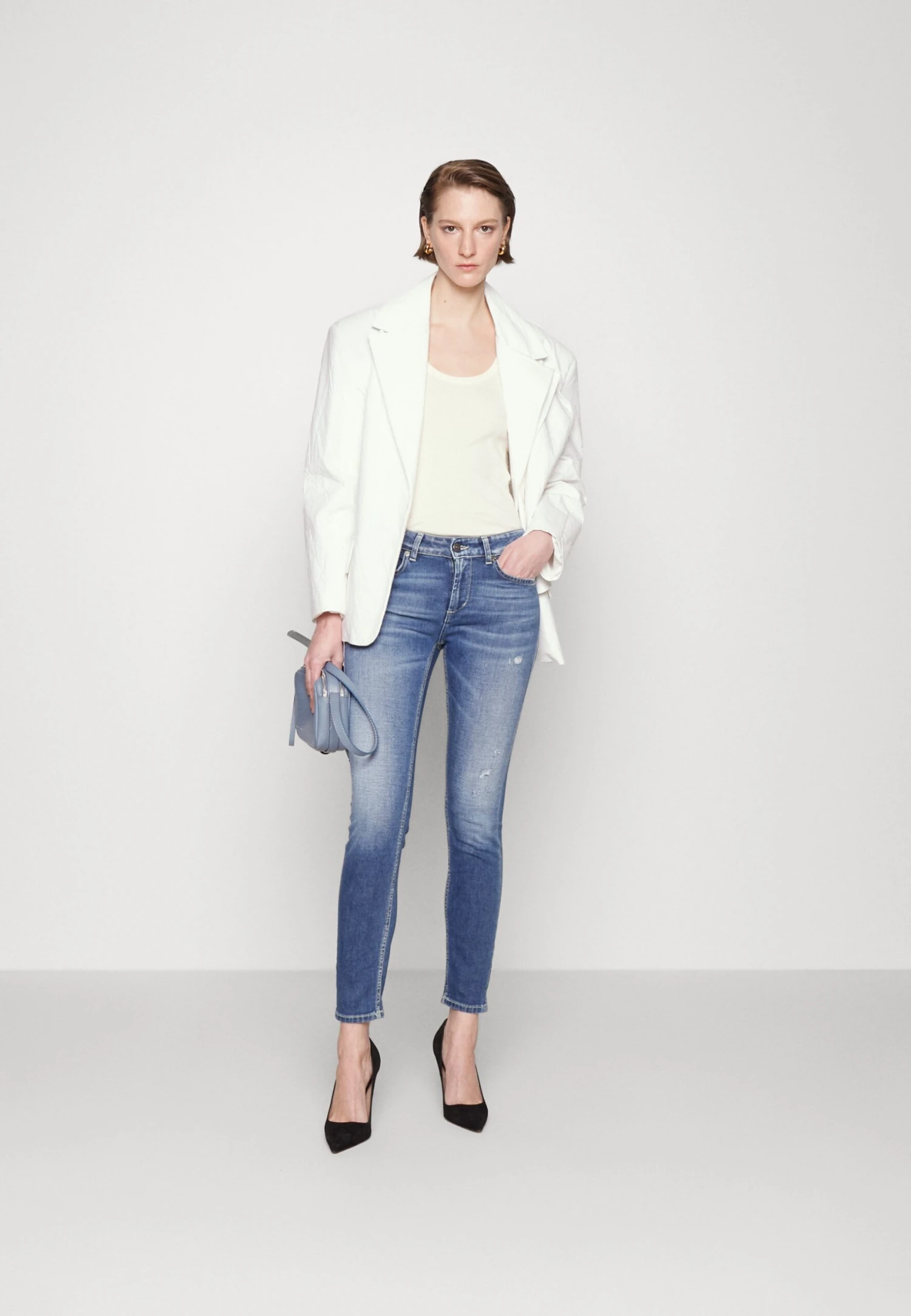 Dondup Monroe - Jeans Skinny Fit - Blue 2 Dondup Monroe - Jeans Skinny Fit - Blue - Afbeelding 2