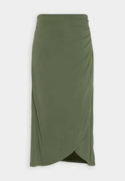 Object Objannie Drape Skirt - Kokerrok - Vineyard Green 11 Object Objannie Drape Skirt - Kokerrok - Vineyard Green -Only Mode Winkel d6994011503b4f6aa3f65b297d48c08b