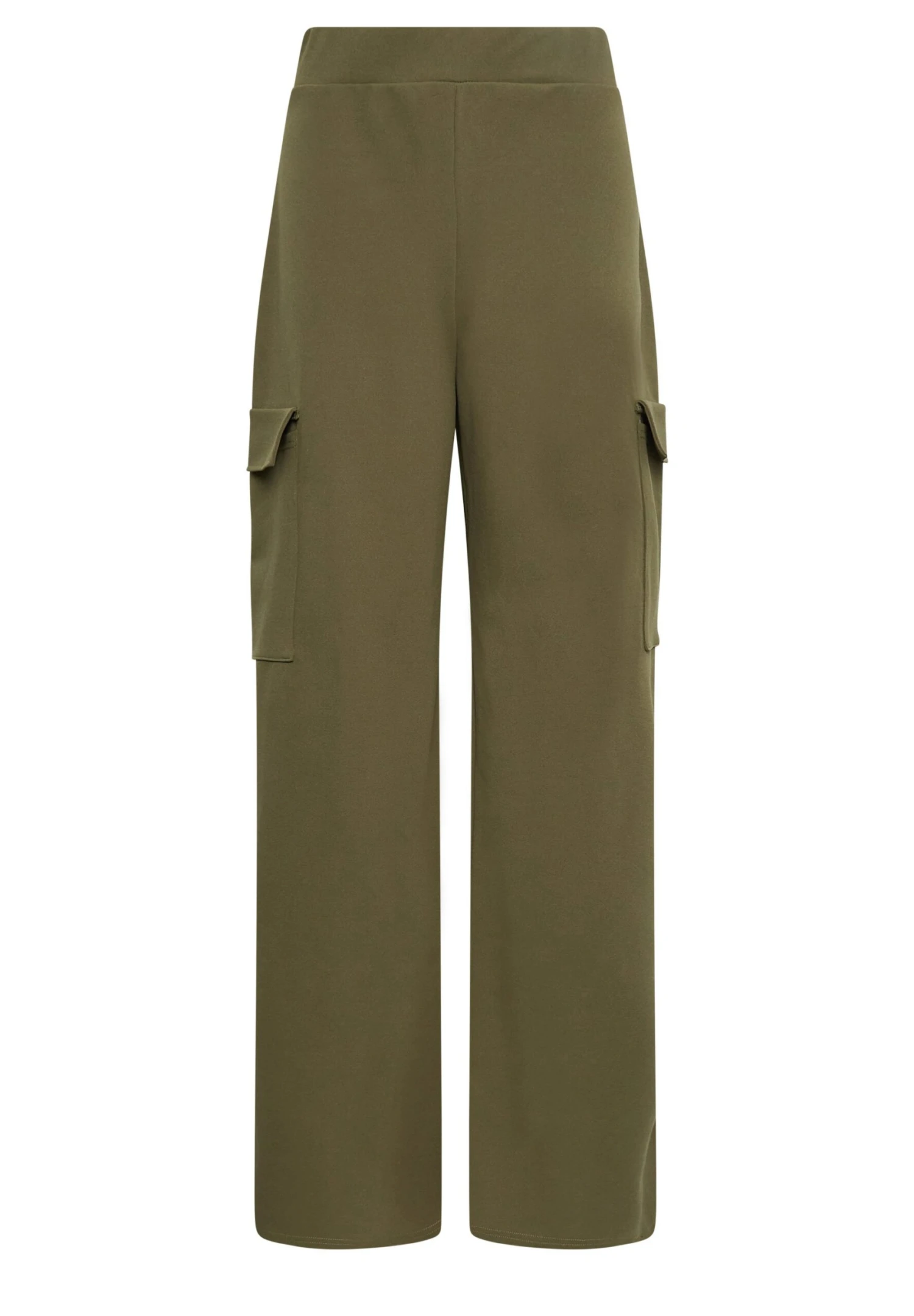Wide Leg - Cargobroek - Green 3 Wide Leg - Cargobroek - Green - Afbeelding 3