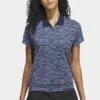 ADIDAS PERFORMANCE Go-To Printed - Poloshirt - Crew Navy Mel Collegiate Navy