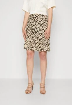 Vila Vicelina Apa Hw Su Pb - Plooirok - Sandshell/Black