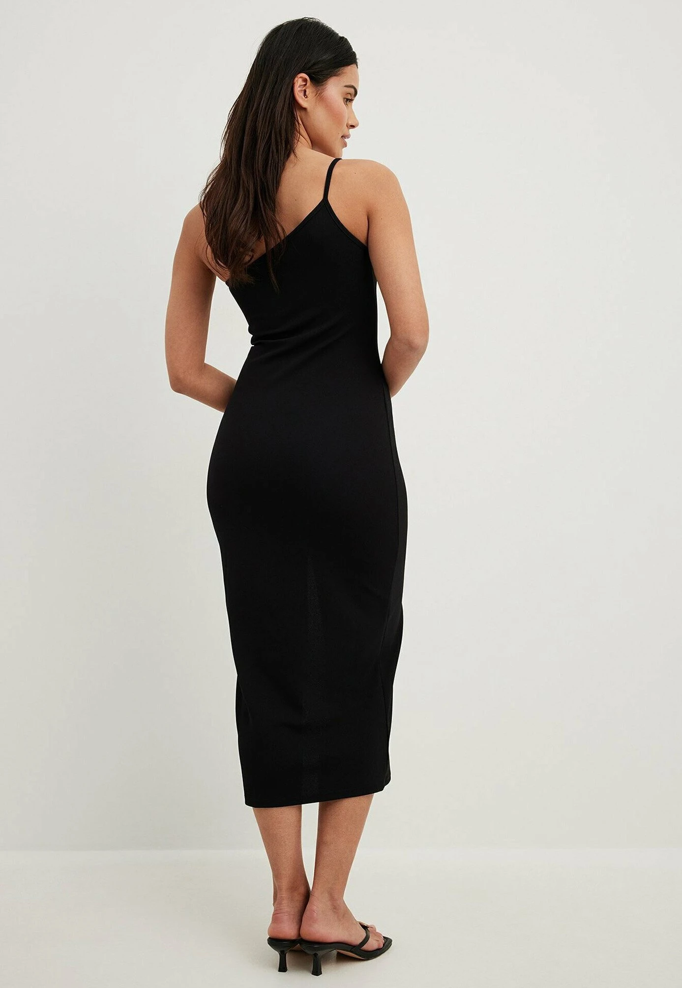 NA-KD Einsiteitig Schulterfreies - Etui-Jurk - Black 3 NA-KD Einsiteitig Schulterfreies - Etui-Jurk - Black - Afbeelding 3