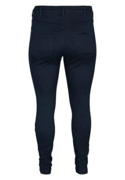 Zizzi AmyMit Hoher Taille - Slim Fit Jeans - Dark-Blue Denim -Only Mode Winkel d7365632da3749cda952a4001946d4d6