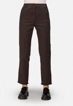 HELMIDGE Straight Leg Jeans - Braun