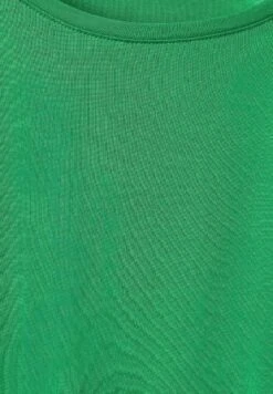 Cecil Mit Raffdetails - T-Shirt Basic - Grün 11 Cecil Mit Raffdetails - T-Shirt Basic - Grün -Only Mode Winkel d77b1b48ae0947eeab757c550e46f8d7