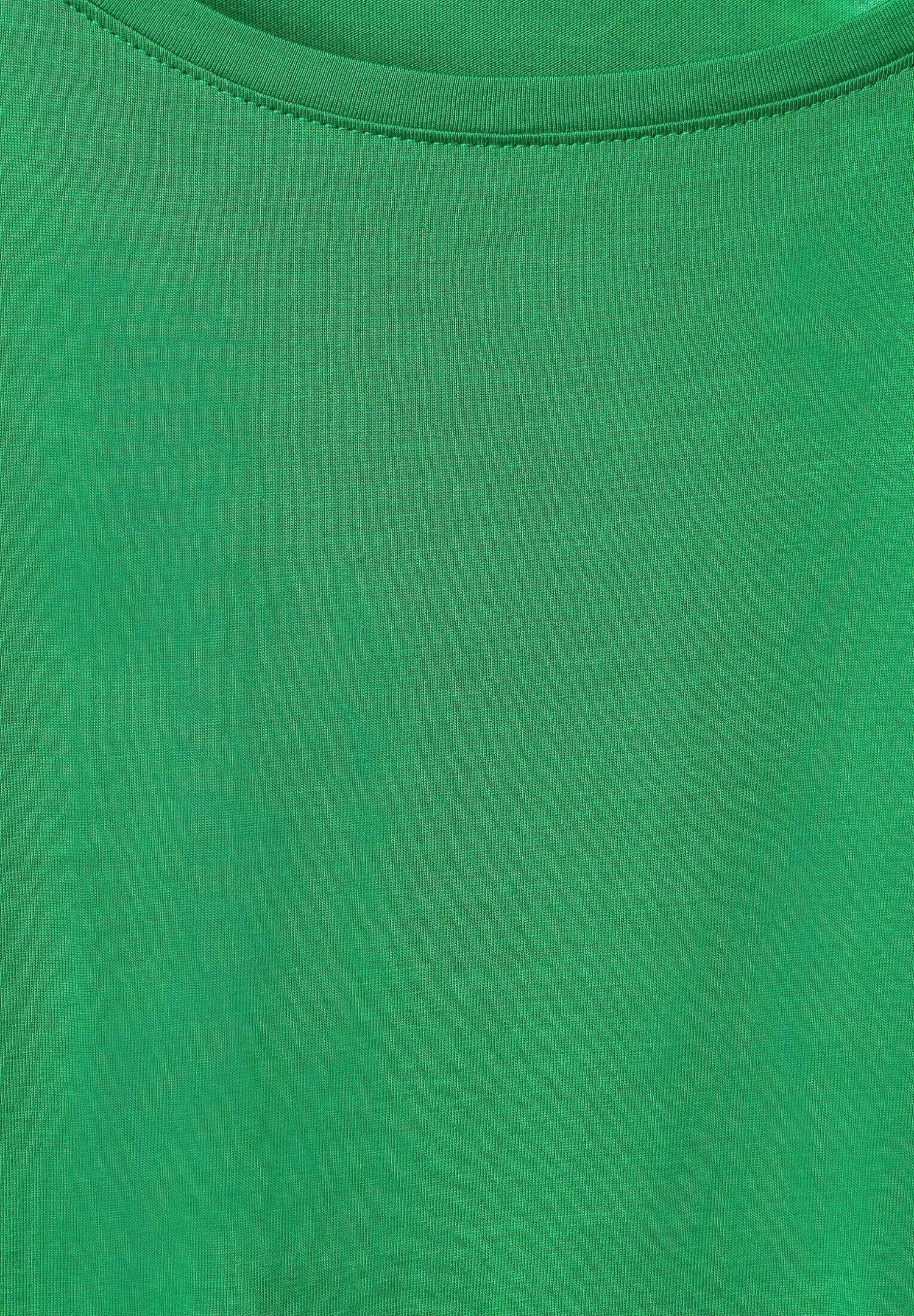 Cecil Mit Raffdetails - T-Shirt Basic - Grün 6 Cecil Mit Raffdetails - T-Shirt Basic - Grün - Afbeelding 6
