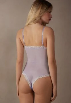 Intimissimi Pretty Flowers - Body - Violett J Sweet Lavender Ivory -Only Mode Winkel d78118700e794a65b924a5efa94538df