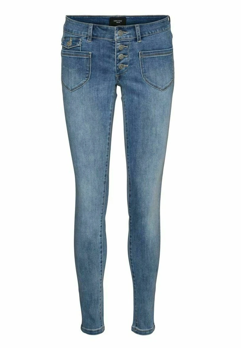 Vero Moda Slim Fit Jeans - Medium Blue Denim 5 Vero Moda Slim Fit Jeans - Medium Blue Denim - Afbeelding 5