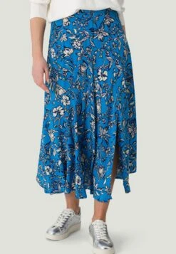 Zero Mit Druck - A-Lijn Rok - Light Bluecream