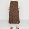 Monki A-Lijn Rok - Beige/Medium Dusty