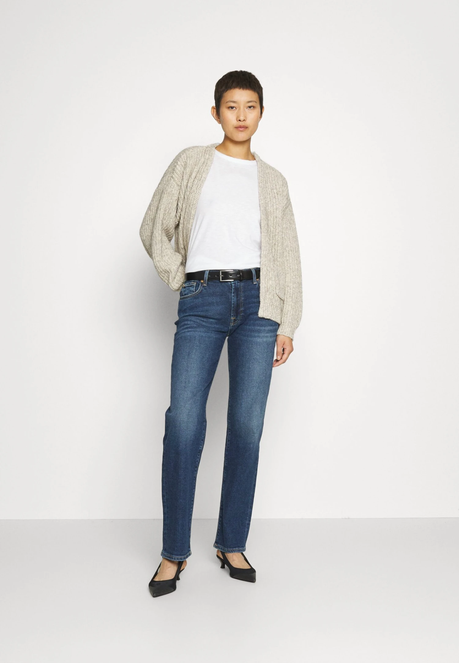 7 For All Mankind Ellie Straight Luxvindeesou - Straight Leg Jeans - Dark Blue 2 7 For All Mankind Ellie Straight Luxvindeesou - Straight Leg Jeans - Dark Blue - Afbeelding 2