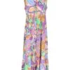 LOLALIZA Maxi-Jurk - Purple Blush