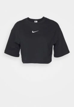 Nike Sportswear Trend Crop Tee - T-Shirt Basic - Black/White 12 Nike Sportswear Trend Crop Tee - T-Shirt Basic - Black/White -Only Mode Winkel d983d3c3779e40d28505a81406f0eff6