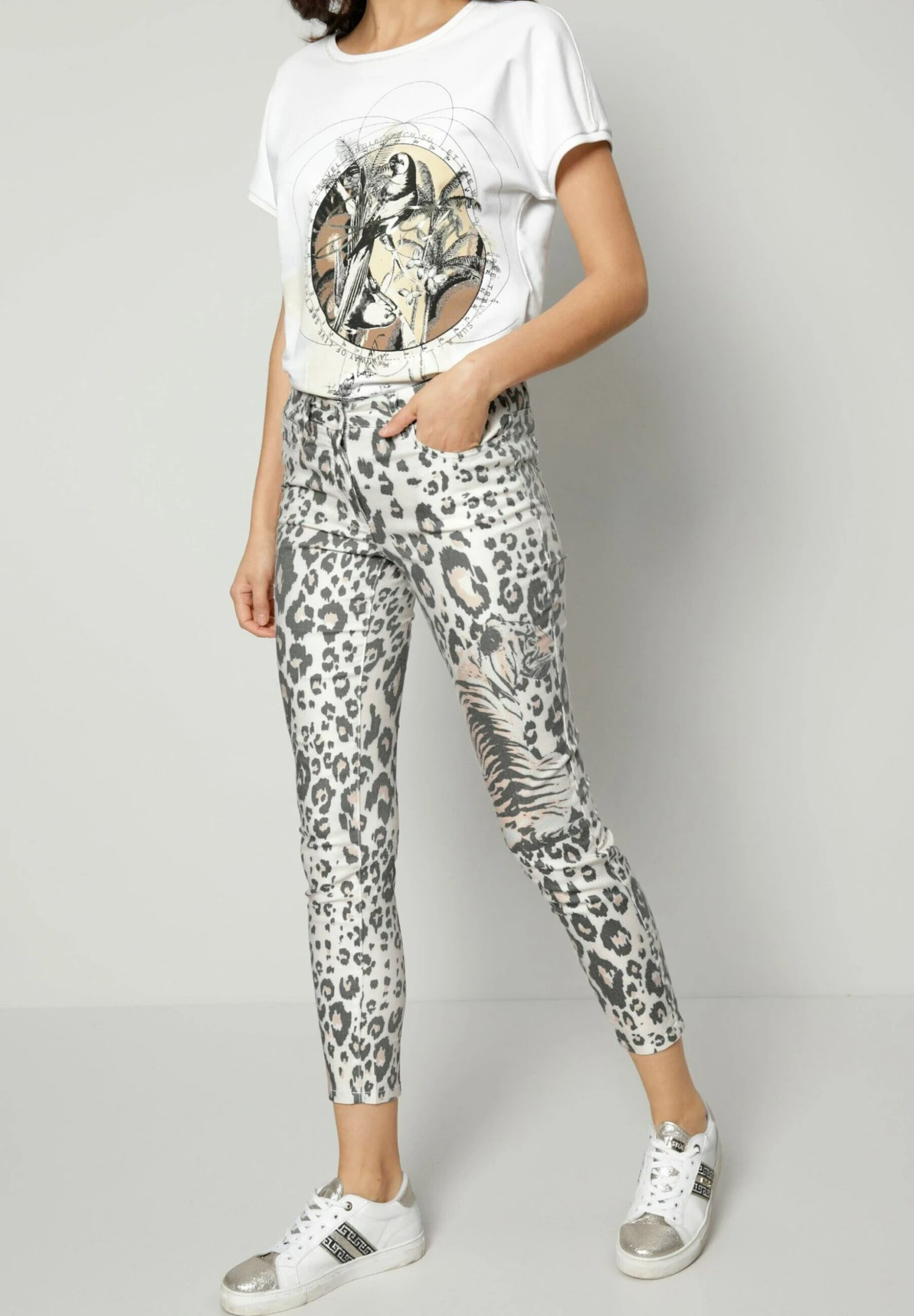 Broek - Stein Schwarz Hellbraun 5 Broek - Stein Schwarz Hellbraun - Afbeelding 5