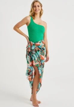 WE FASHION Sarong Met Dessin - Wikkelrok - Multi Coloured
