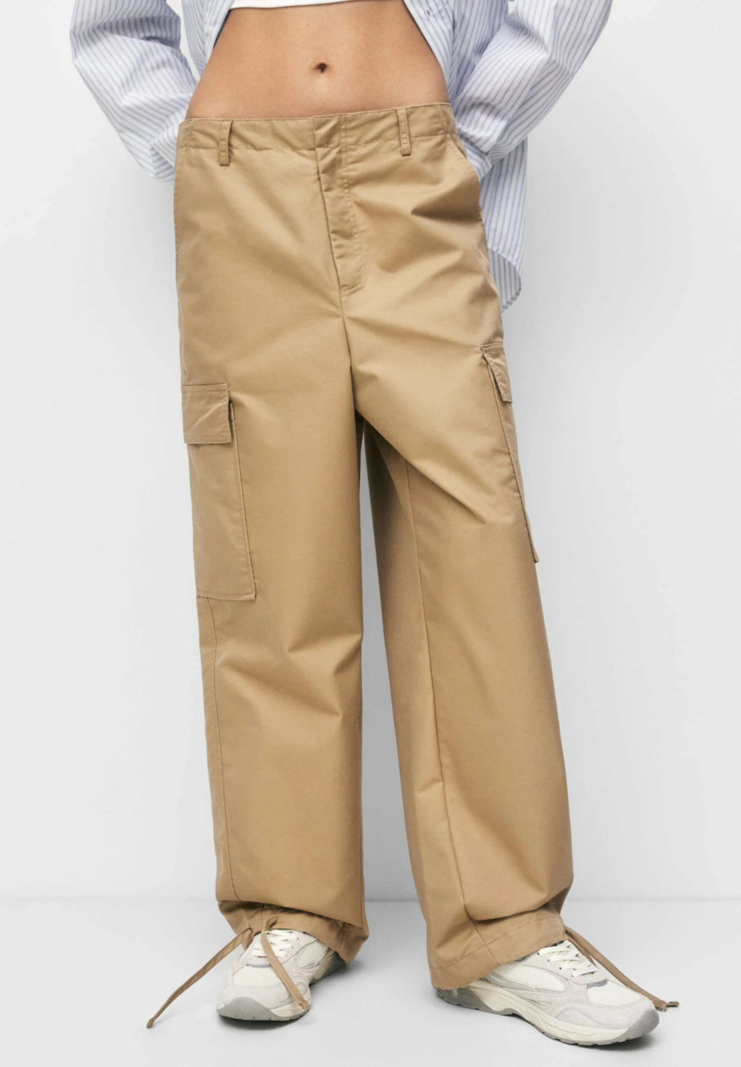 PULL & BEAR Cargobroek - Ochre 1 PULL & BEAR Cargobroek - Ochre