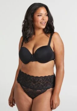 Zizzi 2 Pack- Slip - Black