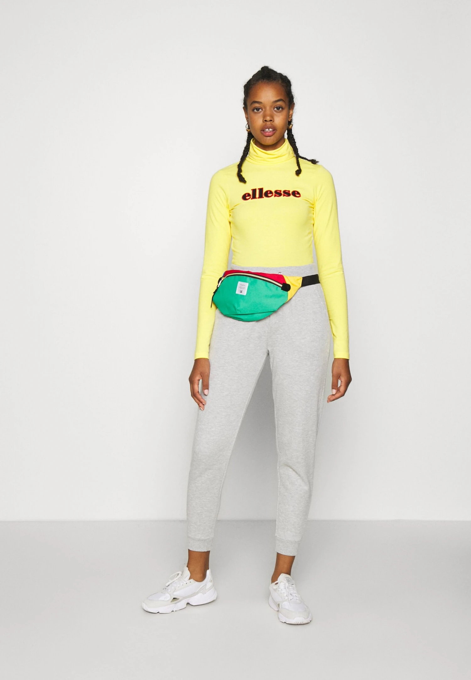 Even&Odd Regular Fit Jogger With Contrast - Trainingsbroek - Mottled Light Grey 2 Even&Odd Regular Fit Jogger With Contrast - Trainingsbroek - Mottled Light Grey - Afbeelding 2