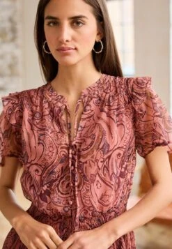 Next Sleeve Standard Tall - Jurk - Pink Paisley -Only Mode Winkel dc018de5f8594befa00996691b31998f