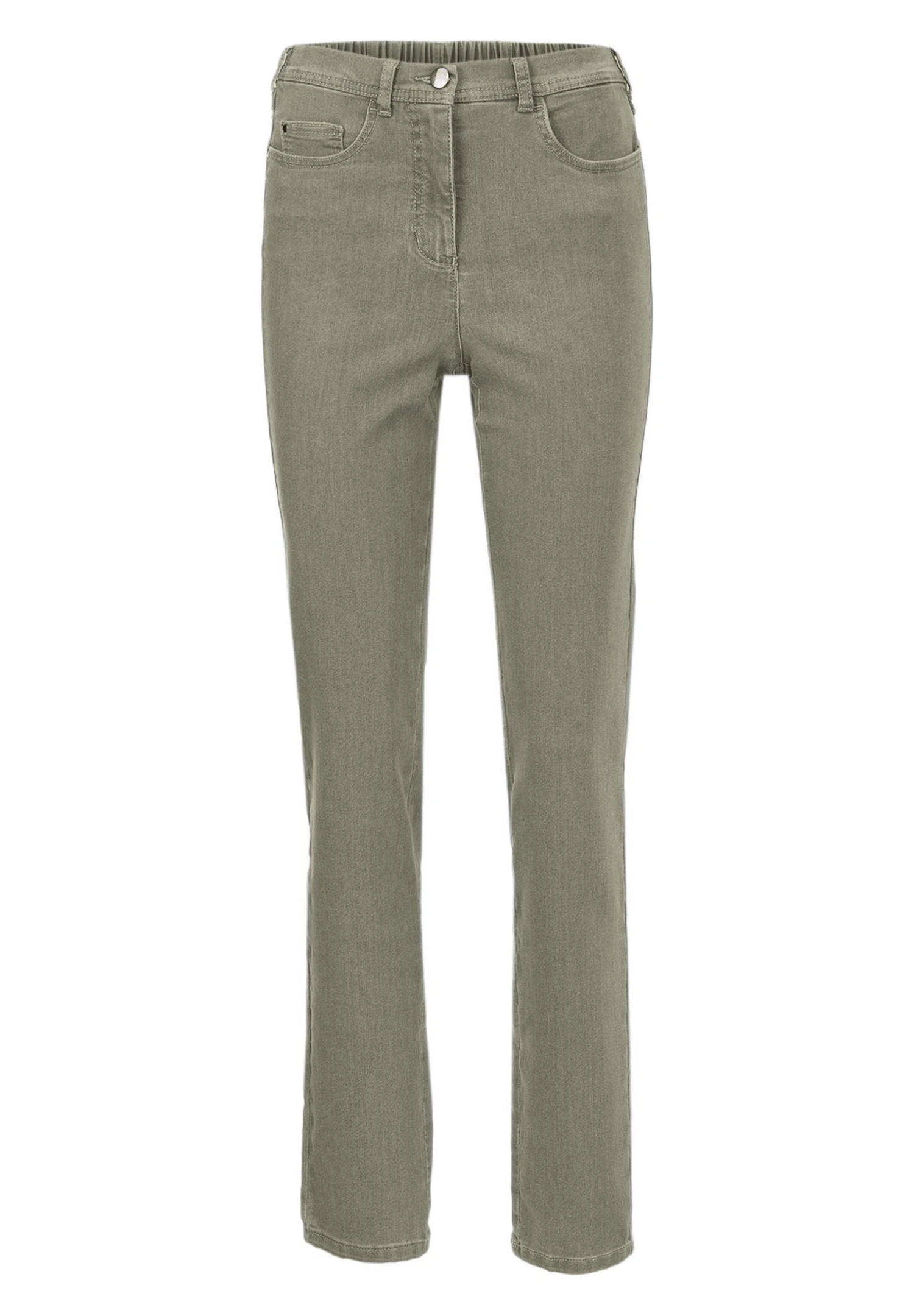 GOLDNER Straight Leg Jeans - Reed Green 6 GOLDNER Straight Leg Jeans - Reed Green - Afbeelding 6