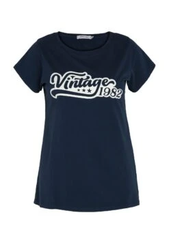 Vintage - T-Shirt Print - Navy 16 Vintage - T-Shirt Print - Navy -Only Mode Winkel dc33220b1b52430288b425d0885e2ba7