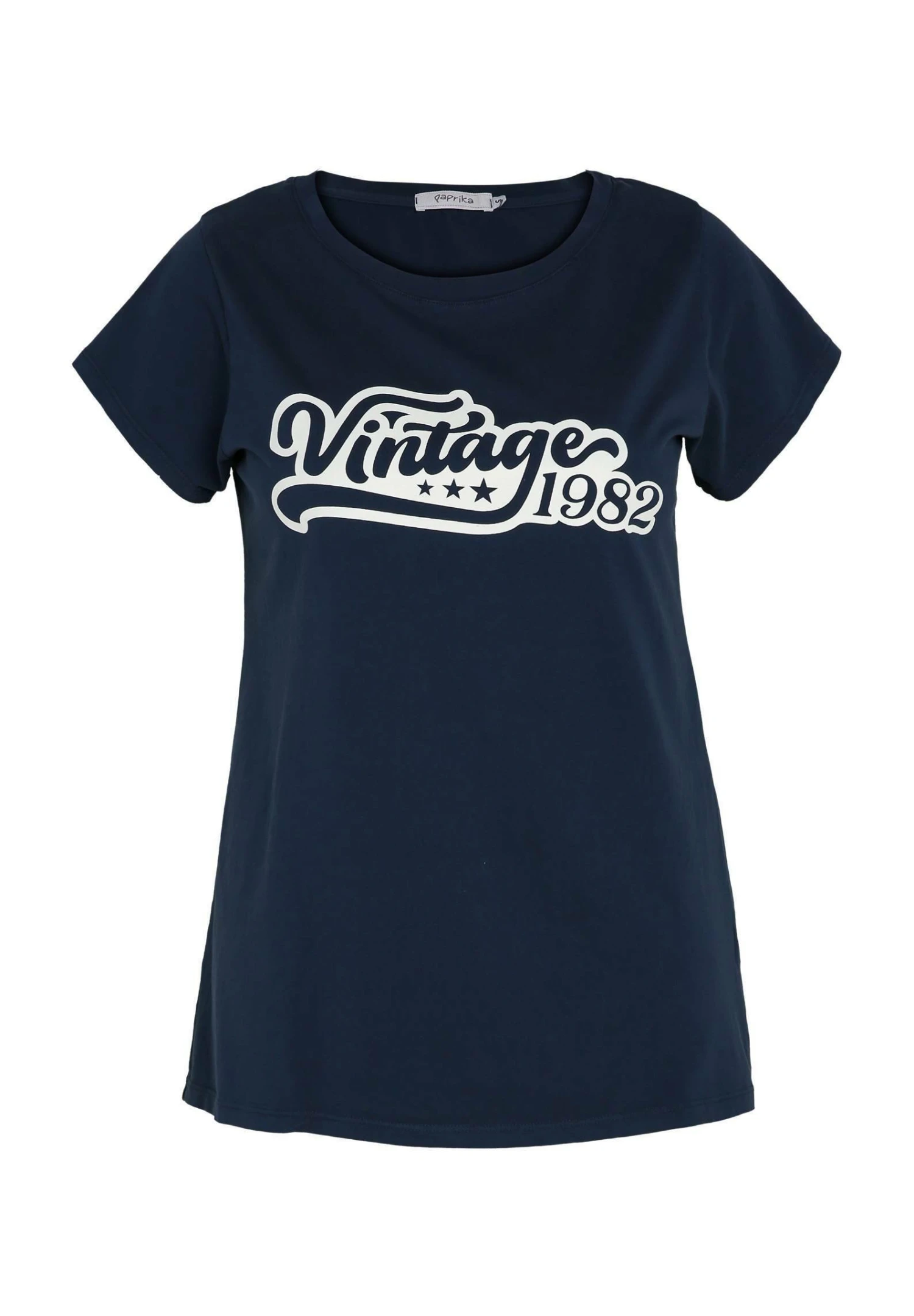 Vintage - T-Shirt Print - Navy 8 Vintage - T-Shirt Print - Navy - Afbeelding 8