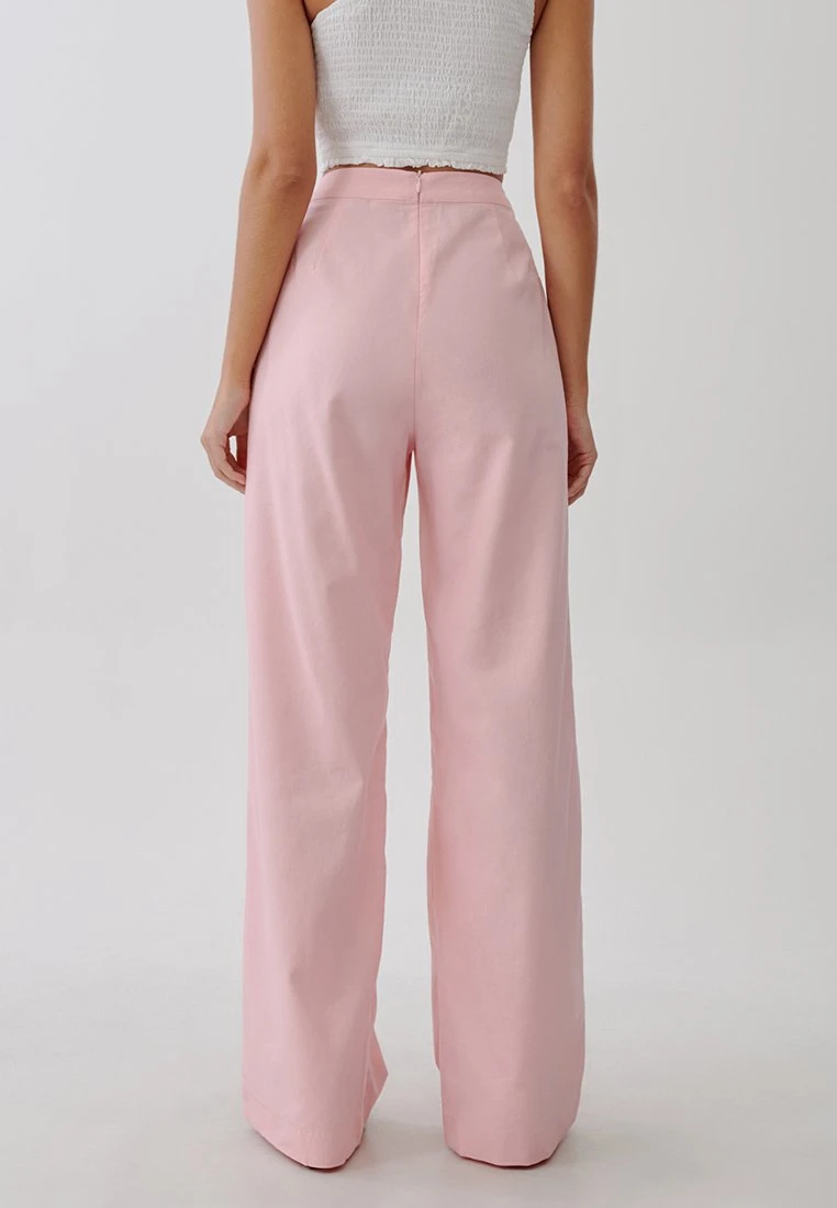 Tussah Drew- Broek - Pale Pink 3 Tussah Drew- Broek - Pale Pink - Afbeelding 3