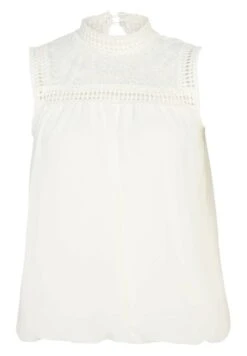 Uni Avec Dentelle - Blouse - Beige -Only Mode Winkel dd0d6ca624904a869020d9ea43e43072