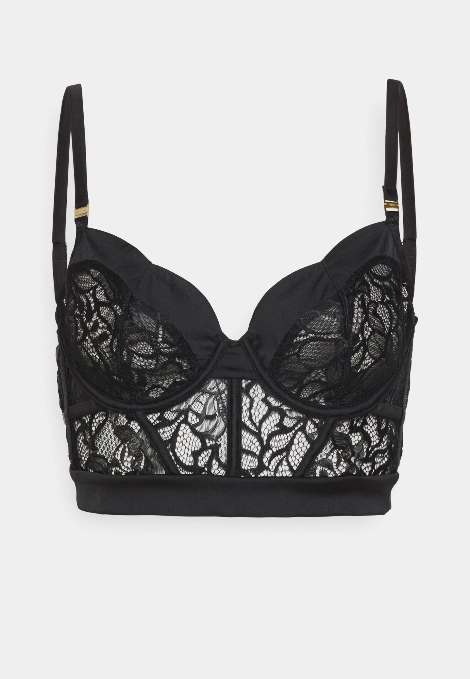 BLUEBELLA Eleanora Wired Bustier - Beugel Bh - Black 4 BLUEBELLA Eleanora Wired Bustier - Beugel Bh - Black - Afbeelding 4