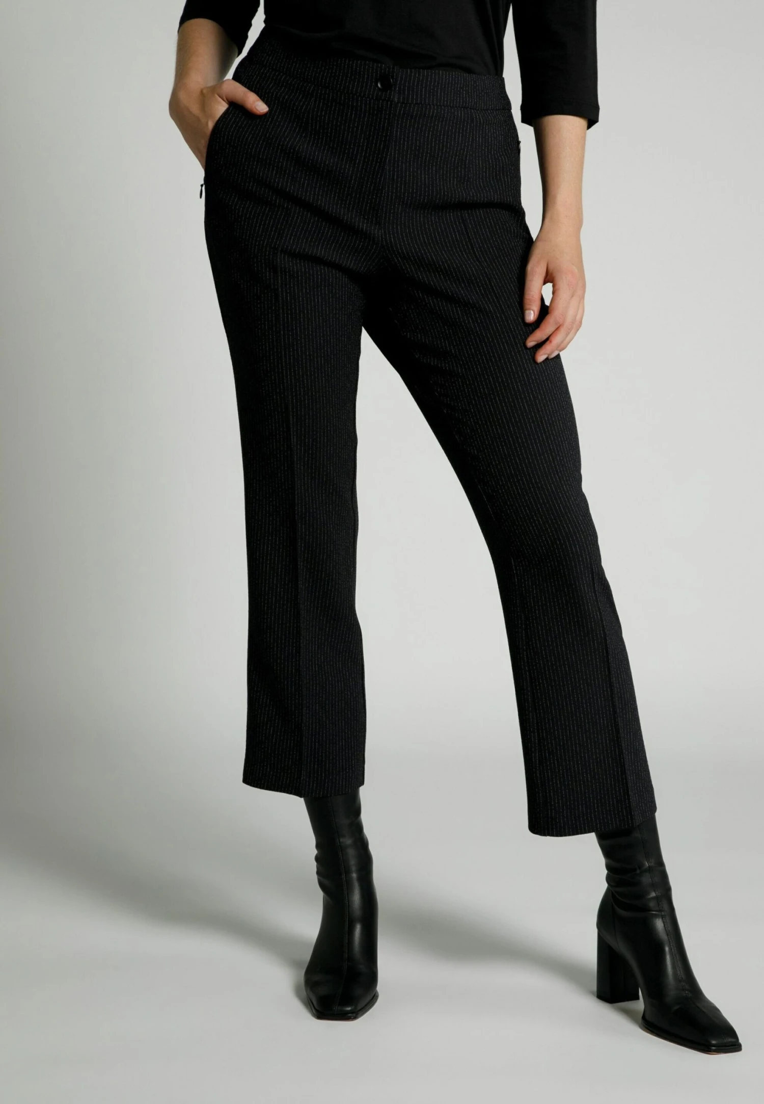 Ulla Popken Broek - Tiefdunkelblau 4 Ulla Popken Broek - Tiefdunkelblau - Afbeelding 4