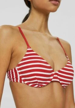ESPRIT Mit Streifen - Bikinitop - Red -Only Mode Winkel de67ff52a64d445eae497985528c6cc6