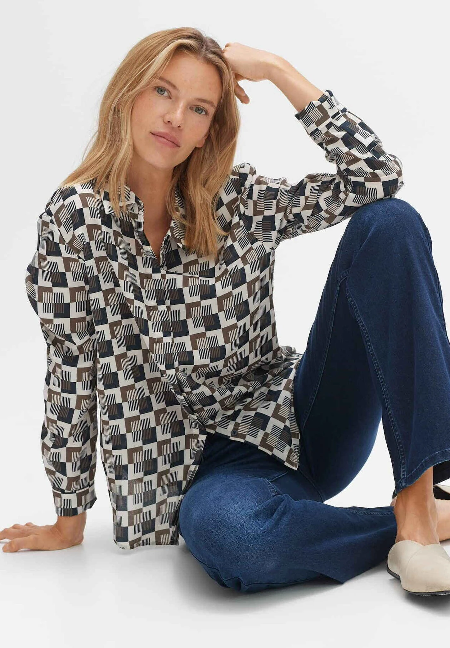 OPUS Edris - Bootcut Jeans - Deep Vintage Blue 7 OPUS Edris - Bootcut Jeans - Deep Vintage Blue - Afbeelding 7