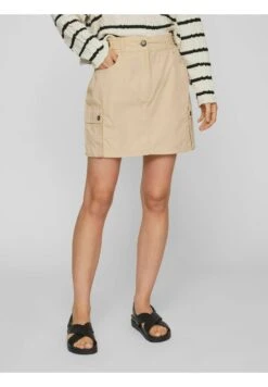 Vila Detailreicher - A-Lijn Rok - Warm Sand